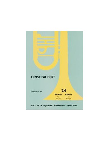 PAUDERT E.-Etüden (24) für Trompete