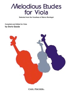 BORDOGNI M.-Studi melodiosi per viola (Gazda)