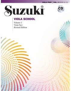 SUZUKI S.-2nd School for Viola (Revised Edition) (Inc.CD)