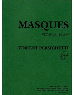 PERSICHETTI V.-Masques Op.19 per violino e pianoforte