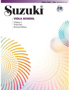 SUZUKI S.-4th School for Viola (Revised Edition) (Inc.CD)