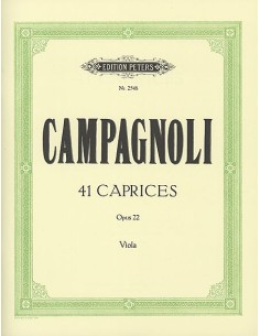 CAMPAGNOLI B.-Caprichos (41) Op.22 para Viola (Hermann)