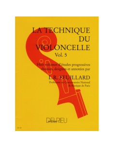 FEUILLARD L.R.-Technique 5º pour violoncelle
