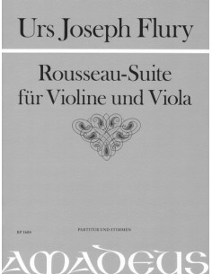 FLURY U.J.-Rousseau Suite per violino e viola