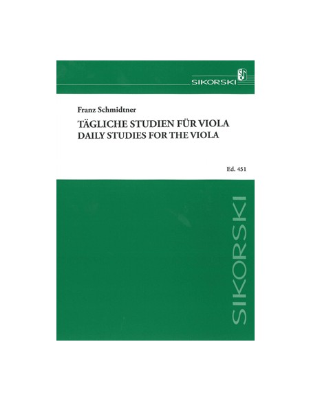SCHMIDTNER F.-Daily Studies for Viola