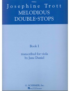 TROTT J.-Melodic Double String Studies Vol.1 for Viola (Daniel)