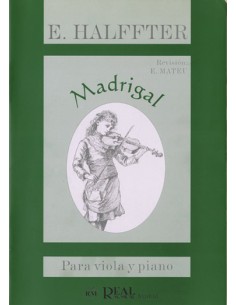 HALFFTER E.-Madrigale per Viola e Pianoforte (Mateu)