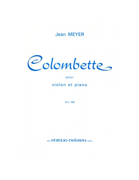 MEYER J.-Colombette per violino e pianoforte