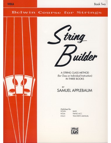 APPLEBAUM S.-String Builder 2ème pour alto