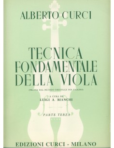CURCI A.-Tecnica Fundamental 3º para Viola (Bianchi)