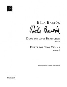 BARTOK B.-Duos Vol.2 pour 2 altos (P.Bartok)