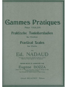 NADAUD E.-Escalas Practicas para Violin