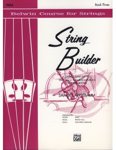 APPLEBAUM S.-String Builder 3ème pour alto