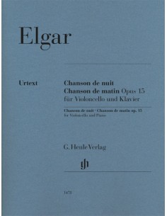 ELGAR E.-Chanson de Matin e Chanson de Nuit per violoncello e pianoforte (Urtext)