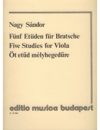 NAGY S.-Studies (5) for Viola