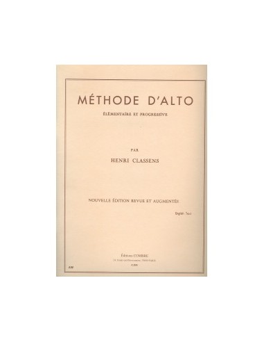 CLASSENS H.-Metodo Elemental y Progresivo para Viola