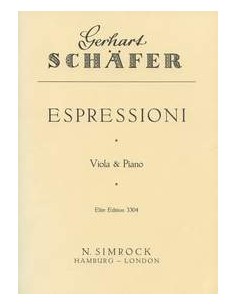 SCHAEFER G.-Espressioni para Viola y Piano