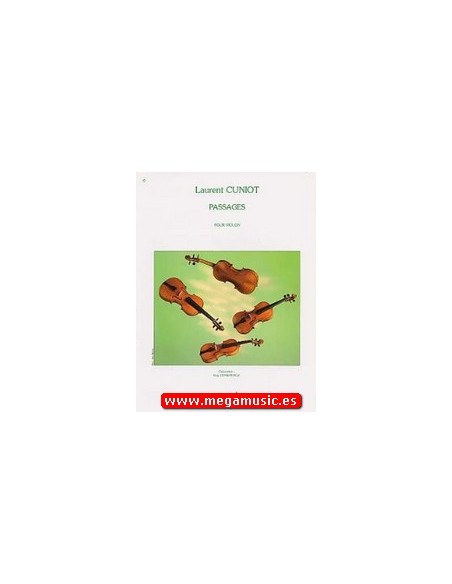 CUNIOT L.-Passages para Violin