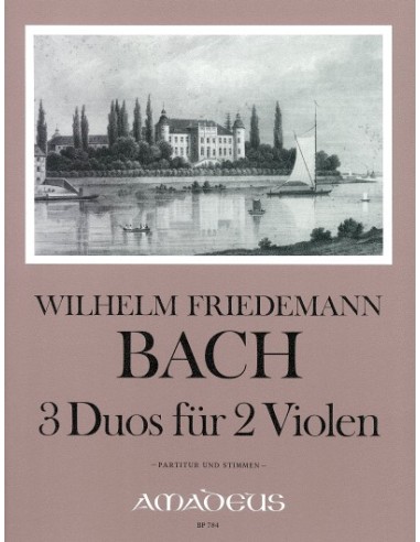 BACH W.F.-Duette (3) für 2 Bratschen (Morgan)