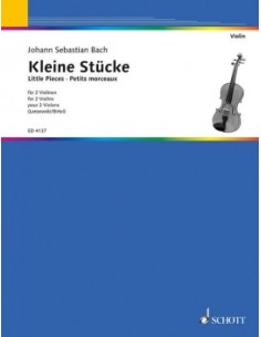 BACH J.S.-Piccoli pezzi per 2 violini (Lenzewski)
