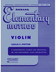 RUBANK-Méthode élémentaire pour violon (potier)