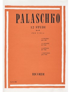 PALASCHKO J.-Studies (12) Op.62 for Viola