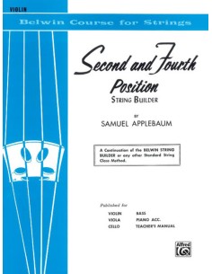 APPLEBAUM S.-String Builder: 2nd and 4th Position for Violin