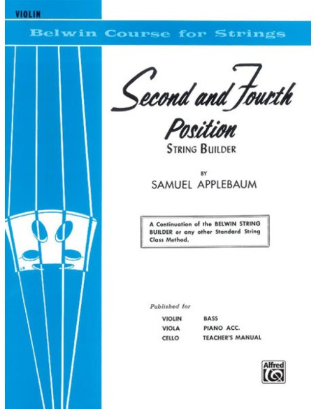 APPLEBAUM S.-String Builder: 2nd and 4th Position for Violin