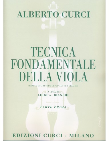 CURCI A.-Fundamental Technique 1st for Viola (Bianchi)