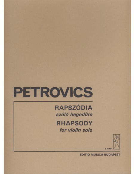 PETROVICS E.-Rapsodia per violino