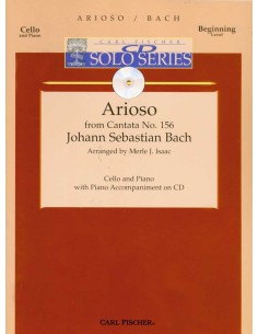 BACH J.S.-Arioso de la Cantata nº 156 para Violoncello y Piano (Inc.CD) (Merle)