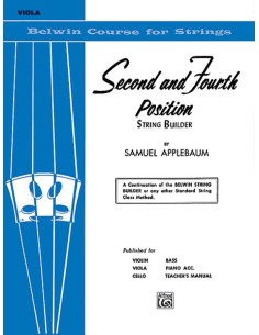 APPLEBAUM S.-String Builder: 2nd and 4th Position for Viola
