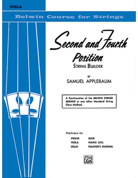 APPLEBAUM S.-String Builder: 2nd and 4th Position for Viola