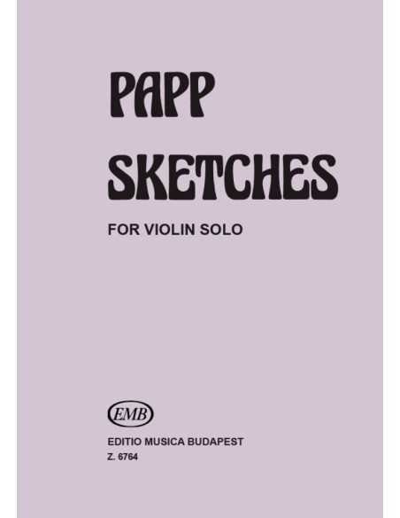 PAPP L.-Sketches para Violin