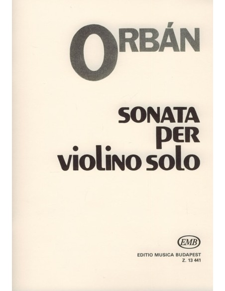 ORBAN G.-Sonata per violino