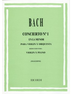 BACH J.S.-Concierto nº 2 en Mi Mayor (BWV:1042) para Violin y Piano (Maglioni)