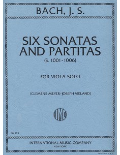 BACH J.S.-Sonatas y Partitas para Viola (Meyer/Vieland)