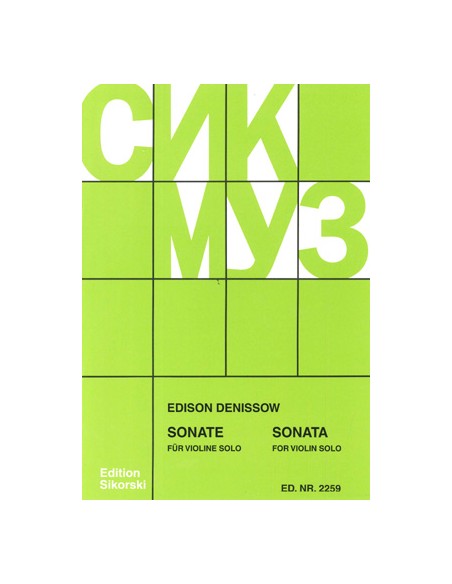 DENISOV E.-Sonata per violino