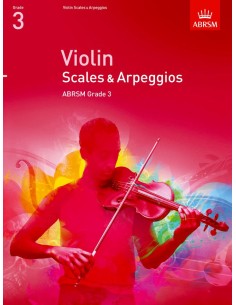ABRSM-Scale e Arpeggi Grado 3 per Violino
