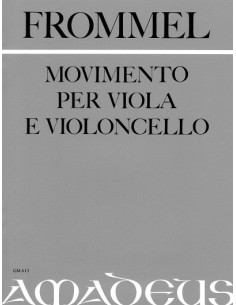 FROMMEL G.-Movimento (1945) per viola e violoncello