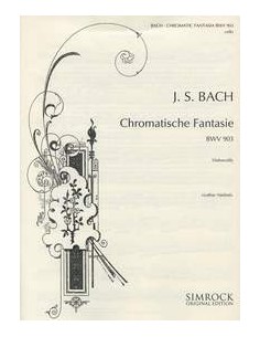 BACH J.S.-Fantasia Cromatica (BWV:903) para Violoncello (Niefind)