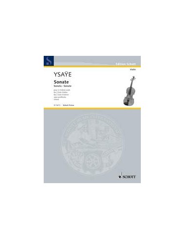 YSAYE E.-Sonata Op. Postumo para 2 Violines (Urtext)