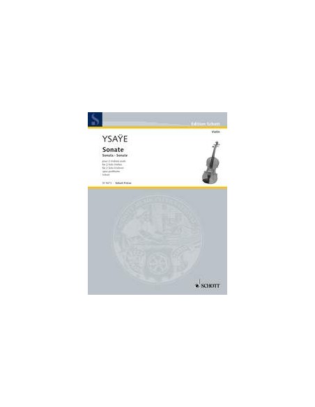 YSAYE E.-Sonata Op. Postumo para 2 Violines (Urtext)