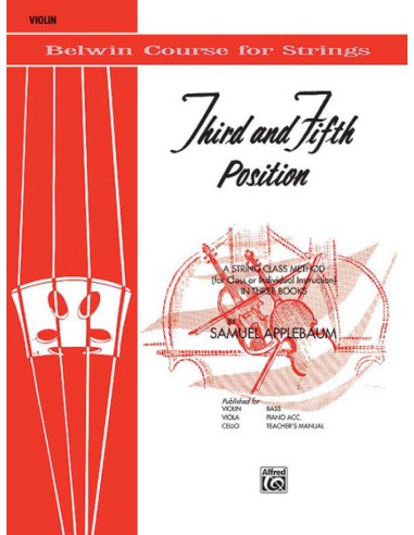 APPLEBAUM S.-String Builder: 3rd and 5th Position for Violin