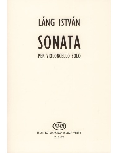 LANG I.-Sonate pour violoncelle