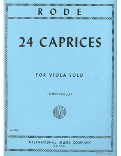 RODE P.-Caprichos (24) para Viola (Pagels)