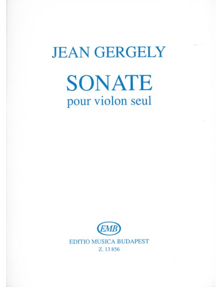 GERGELY J.-Sonata para Violin