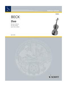 BECK C.-Duo (1960) pour 2 violons