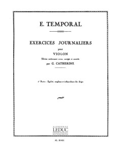 TEMPORAL E.-Exercises Journaliers Vol.2 para Violin (Catherine)