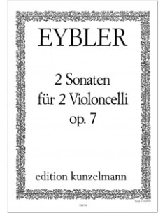 EYBLER J.-Sonatas (2) Op.7 para 2 Violoncellos